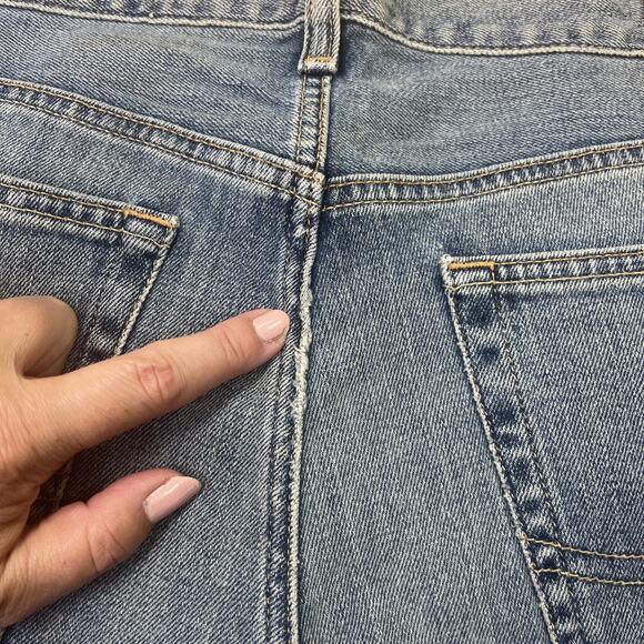 Lucky Brand 181 Jeans Relaxed Straight Blue Denim Men's 36X32 Y2K Retro Preppy - Picture 10 of 16